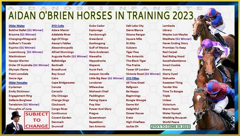 aidanobrienfansite|Aidan P O'Brien .